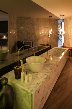 baignoire en marbre 